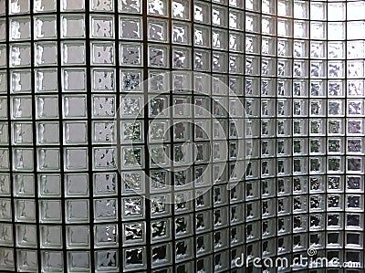 Clear Glass Block Wall
