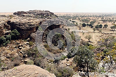 Cliff in Bandiagara, Mali, West Africa