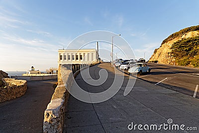 Cliff House and old car in San Francisco