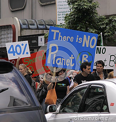 Climate Change protest march