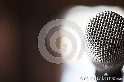 Close Up Microphone Background