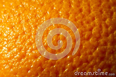 Close up orange skin background