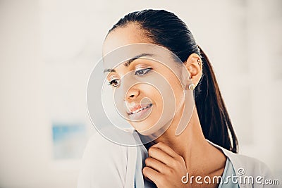 Close up portrait beautiful Indian woman smiling