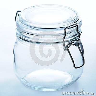 Empty Glass Jar