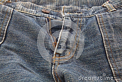 Closeup Picture of a Green Jeans