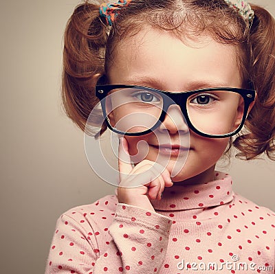 Closeup <b>Happy Hyacinth</b> Macaw Walking In Front Of Palm Stock Photo - Image: <b>...</b> - closeup-portrait-fun-happy-kid-girl-glasses-vintage-41215825