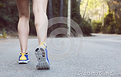 Closeup of Running Shoes