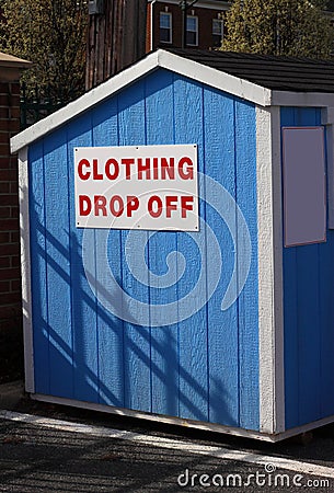 Clothing Drop Off Box