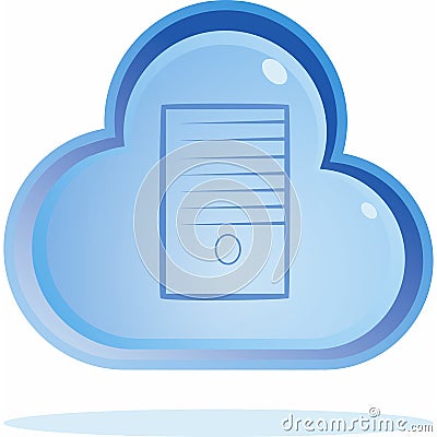 Cloud server button