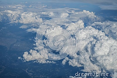 Clouds above Japan