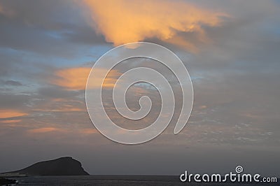 Clouds over the Atlantic Ocean