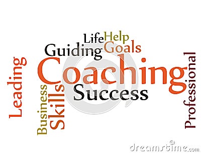 COACHING word cloud