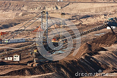 Coal mine excavator machine