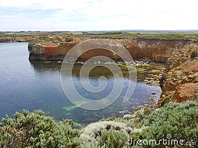 Coastal park with outstanding ocean views and geological features