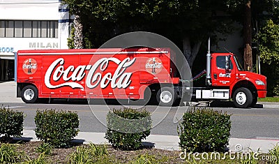 Coca Cola delivery truck
