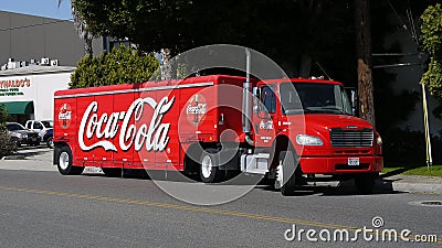 Coca Cola delivery truck