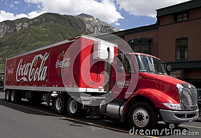 Coca-cola delivery truck