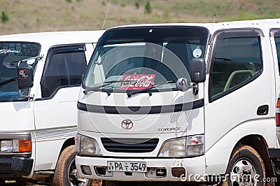 Coca cola toyota lorry