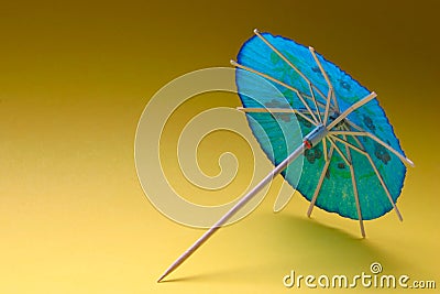 Cocktail umbrella - blue