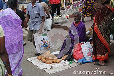 Coconut vendor of Munnar