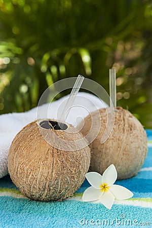 Coconut Waters with Plumeria