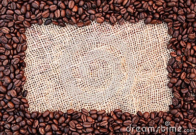 Coffee bean frame