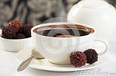 Coffee And Chocolate Truffles Stock Images - Image: 17850724