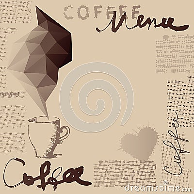 Coffee menu