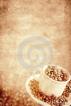 Coffee vintage background