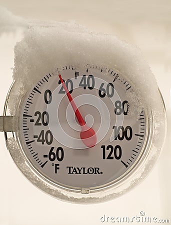 Cold temperature gauge