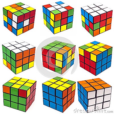 Collage rubik cube