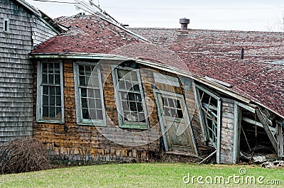 Collapsed building