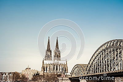 Cologne Cathedral and Bridge, Germany