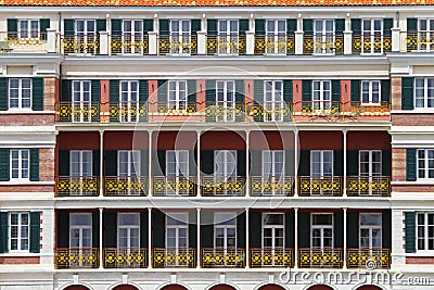 Colonial balconies