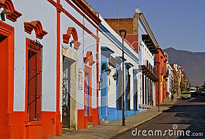 Colonial Street 2, Oaxaca, Mexico