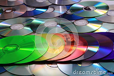 Color CD and DVD background