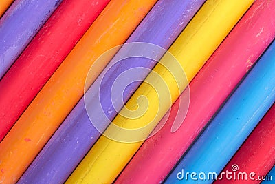 Color chalk abstract composition