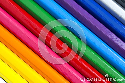 Color pencils, texture