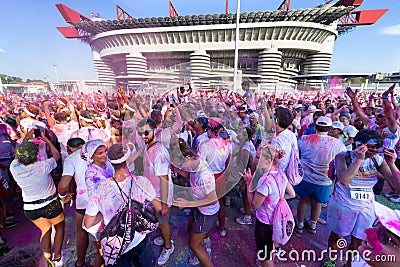 The Color Run 2013 in Milan, Italy