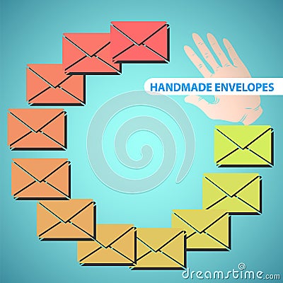 Colored envelopes