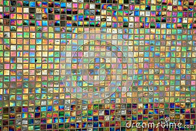 Colored mosaic squares