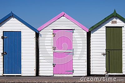 Colorful Beach Huts