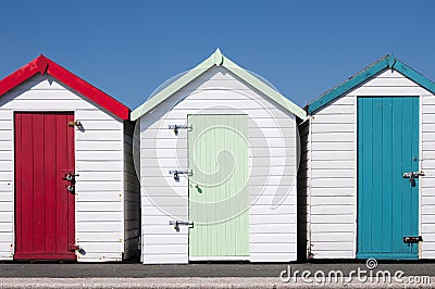 Colorful Beach Huts