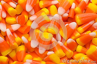Colorful candy corn background.