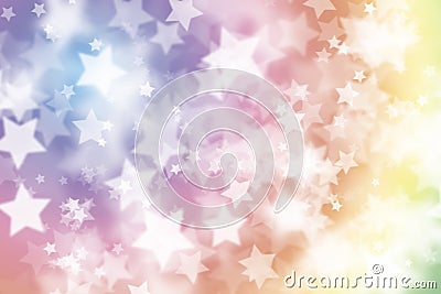 Colorful christmas background with stars