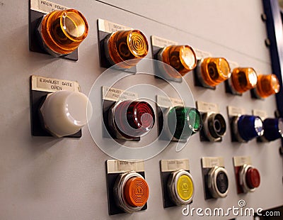 Colorful control panel