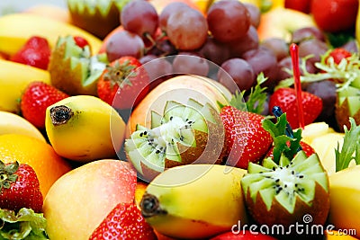 Colorful fruits