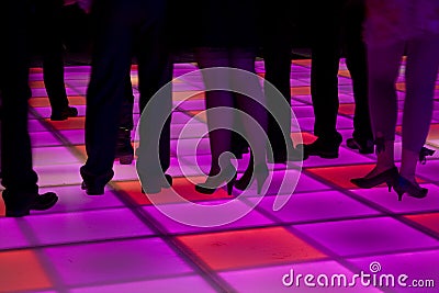 Colorful led dance floor