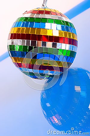 Colorful mirror-ball