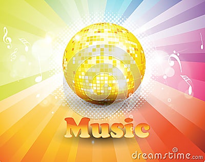 Music Colorful music background.